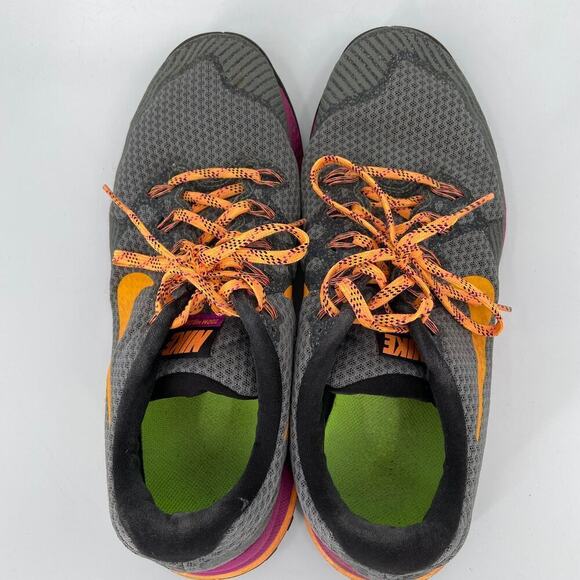 Nike Zoom Sneakers Wildhorse 3 Trainers Gray Orange Women's Size 10 - Picture 2 of 13